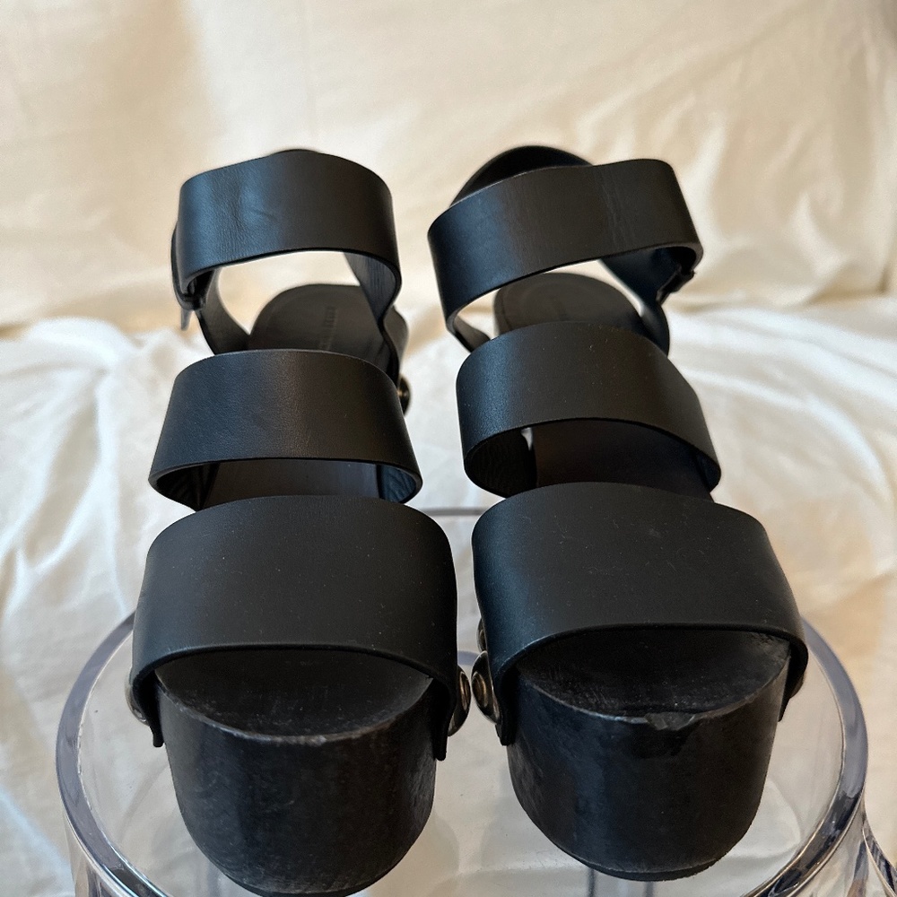 Alexander wang leather sling back Sandals